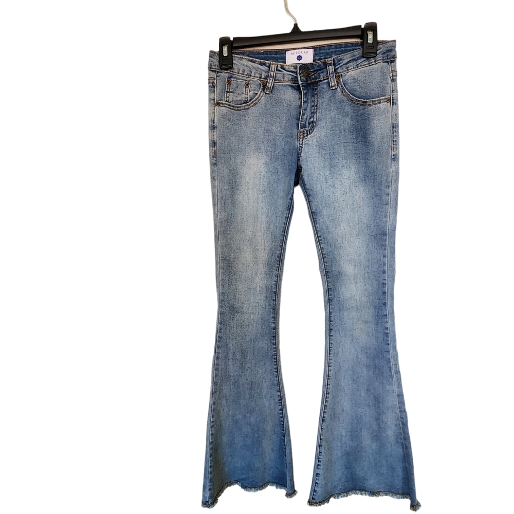 AC for AG PREMIUM Jeans Chung/Adriano Goldschmied Frayed Hem Flare Size 26